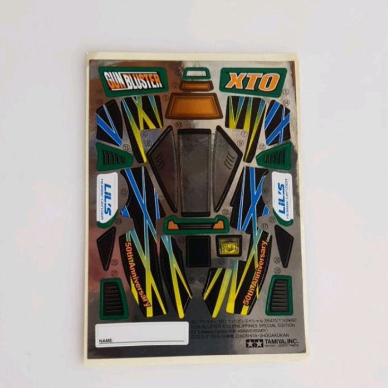 Tamiya Decal Gun Bluster xto Lil's Hobby