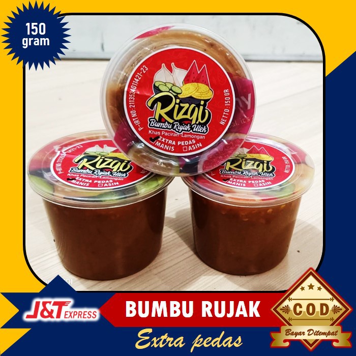 

BISA COD/BAYAR DI TEMPAT / BUMBU RUJAK ULEK - BUMBU RUJAK RIZQI - SAMBAL ULEK - SAMBAL INSTAN