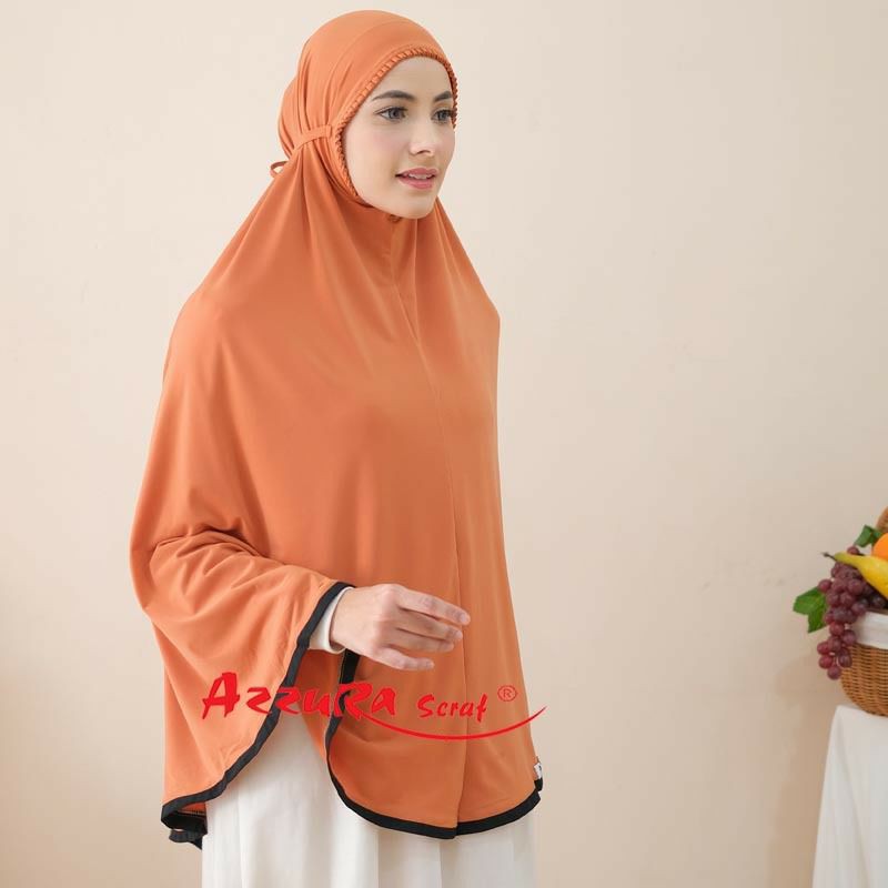 BERGO REMPEL LIST | ORIGINAL | AZZURASCARF | BERGO | HIJAB INSTAN | BERGO CANTIK | BERGO JUMBO-1