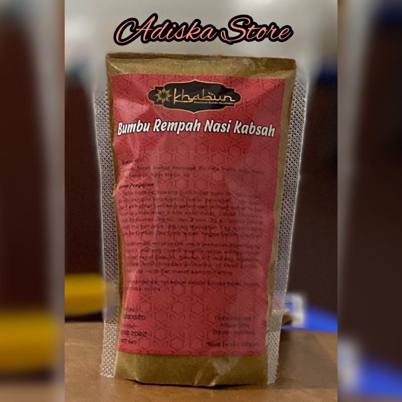 

Bumbu Nasi Kabsah Khabun (Bukhari) 100 gr