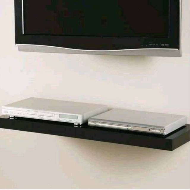 AMBALAN DINDING RAK DINDING COCOK DI LETAKKAN DI BAWAH TV ANDA Black/white