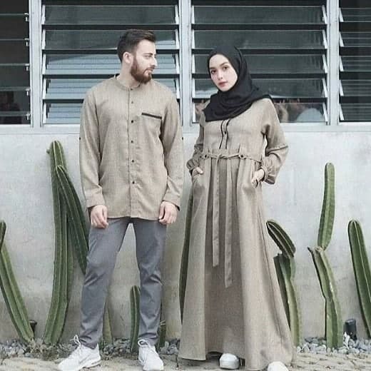 melodi couple i sarimbit suami istri couple terbaru premium gamis couple lebaran mewah pesta pasanga