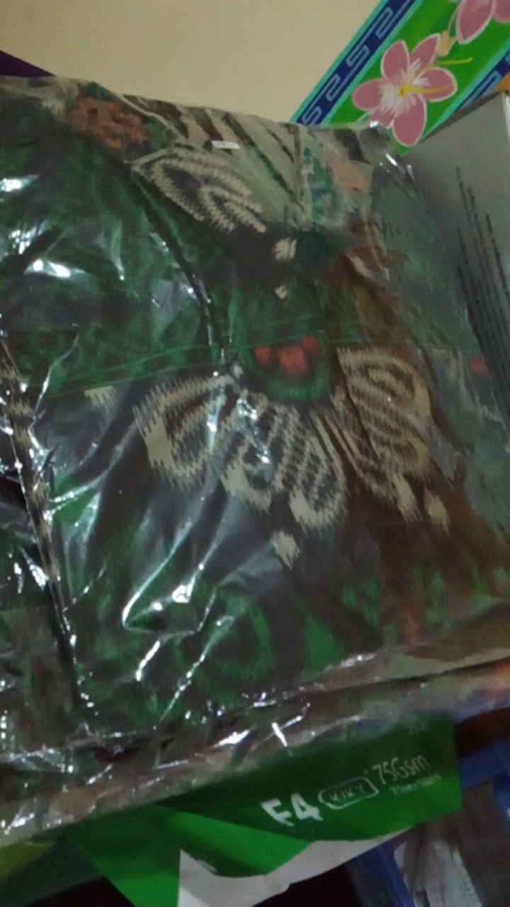 Kemeja Batik / Batik Lengan Pendek / Baju Batik Pria Reguler Fit Batik Seno Estu M L Xl Xxl