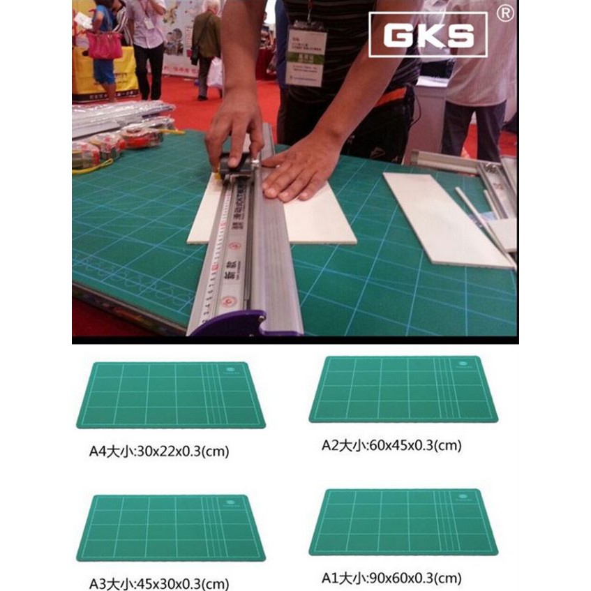 Work Cutting Mat Pad A3 45 x 30cm - GKSA3 - Green