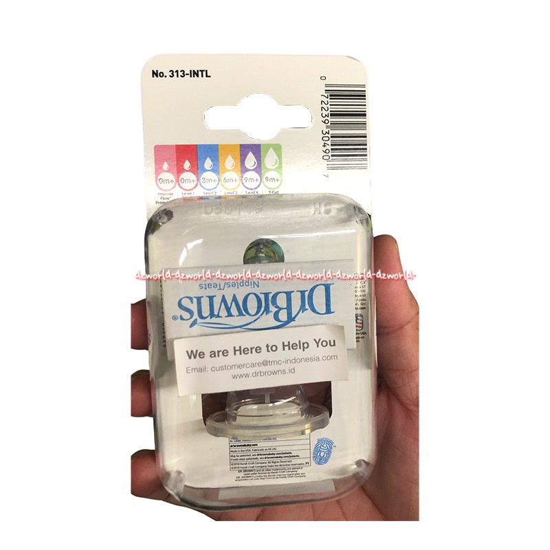 Dr Browns Natural Flow Level 3 Dot Botol Susu Bayi 6+ Bulan Isi 2pcs