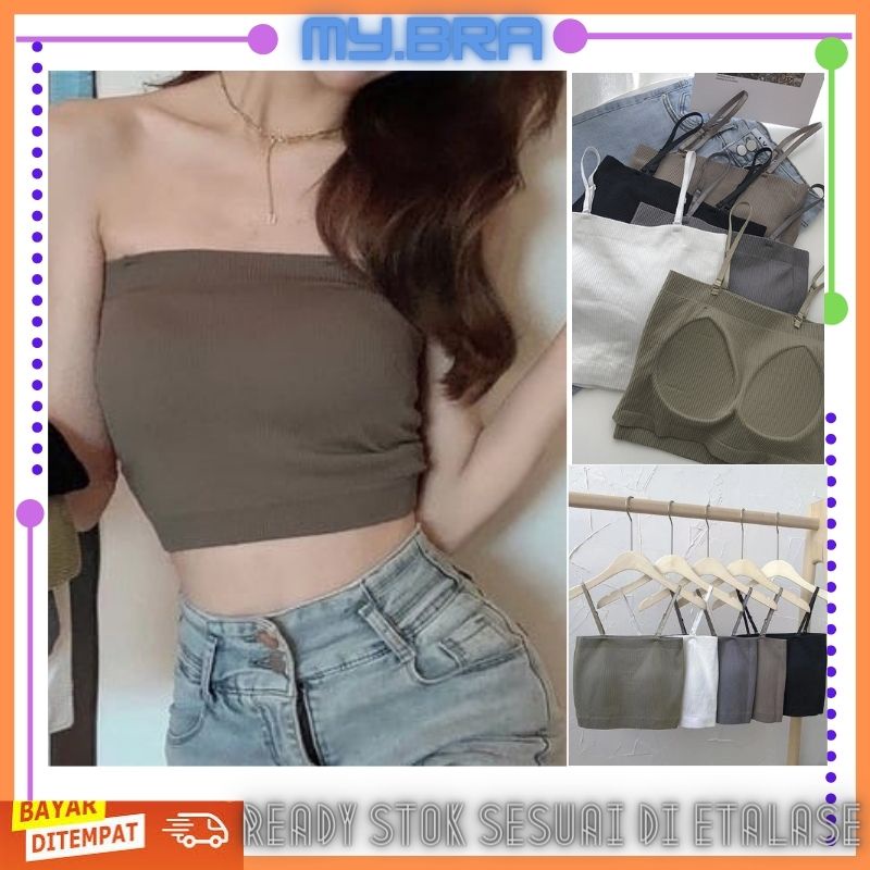 My Bra /  Tanktop Crop Wanita Pakaian Atasan Singlet BR039