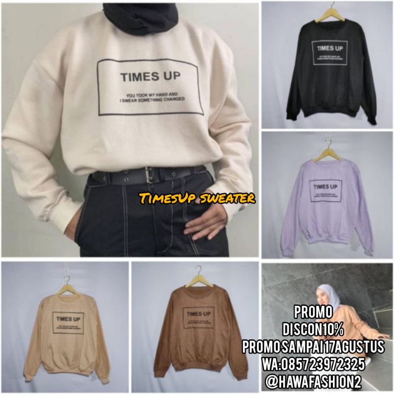 Times Up Sweater