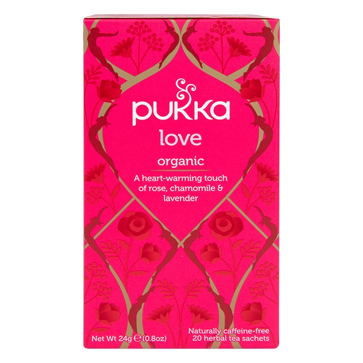 

Pukka Love Organic Heart Warming Touch of Rose Chamomile 20 x 1.2 Gram