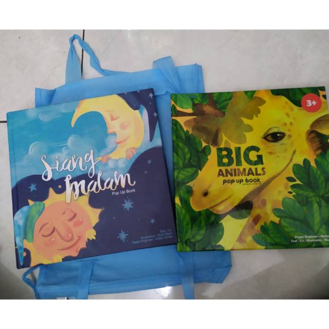 Impian Studio Pop Up Book Big Animals dan Siang Malam