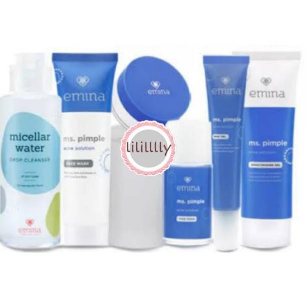 [KODE PRODUK 7931V] Emina Ms Pimple Acne Solution Series (Paket  Lengkap Jerawat)