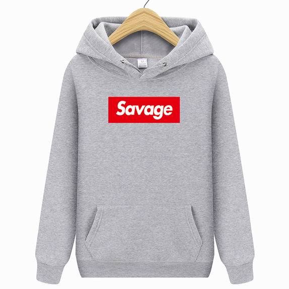 SAVAGE Jumper Hoodie II SAVAGE Sweater Hoodie II Sweter Oblong Topi Sz M - XL ( Pria &amp; Wanita / Anak &amp; Dewasa )