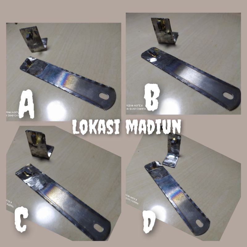 

platina baja widia panjang 10 cm palatina diam siku