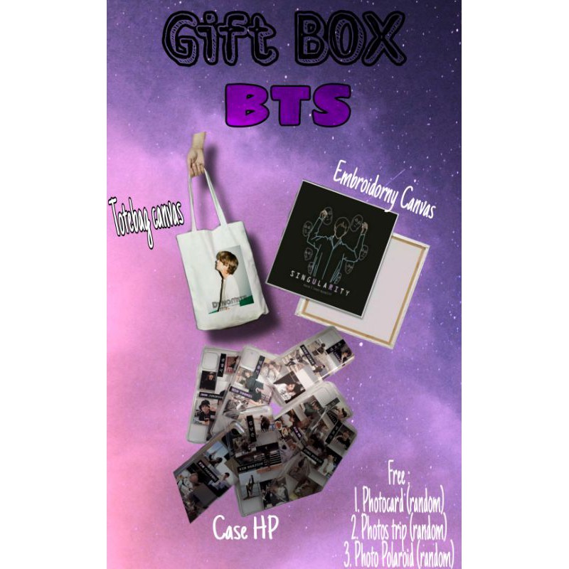 

Gift Box BTS (deskripsi box)