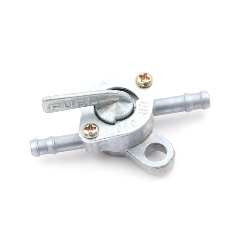 {LUCKID}Aluminium Inline Petrol Fuel Tap ON/OFF Switch 50cc 110cc 125cc Pit Dirt for Motorcycle Bike High Quality R06