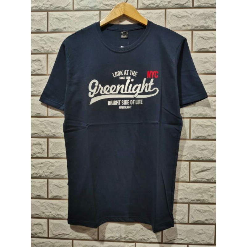 KAOS DISTRO GREENLIGHT, kaos murah kualitas premium standar distro pola rapi bahan adem
