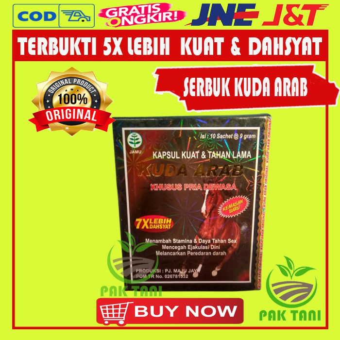 Jamu Kuat Pria Tahan Lama Serbuk Kuda Arab Original Untuk Pria Murah