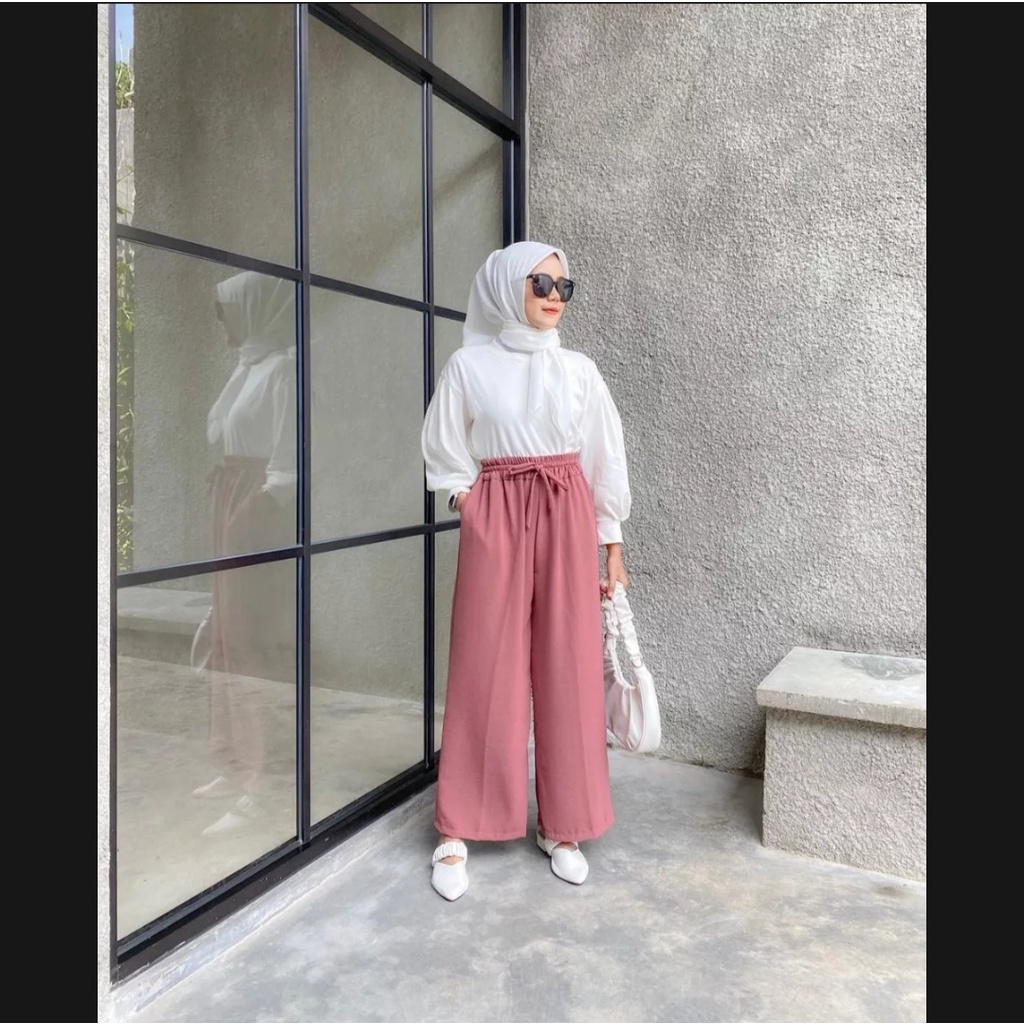 Celana Kulot Cringkle Airflow Premium Highwaist Kringkel Airflow Terbaru Kekinian Termurah 2022 Celana Kerja Dan Celana Santai