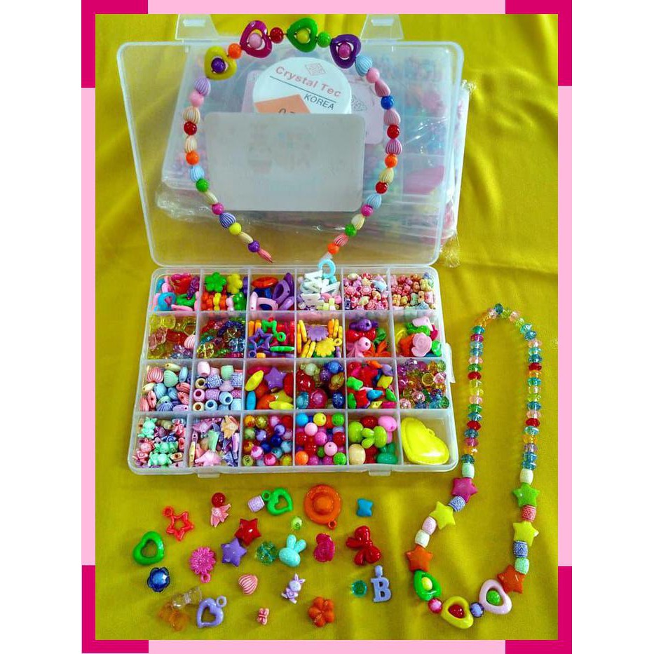 Mainan edukasi manik manik / meronce / beads / mote mote