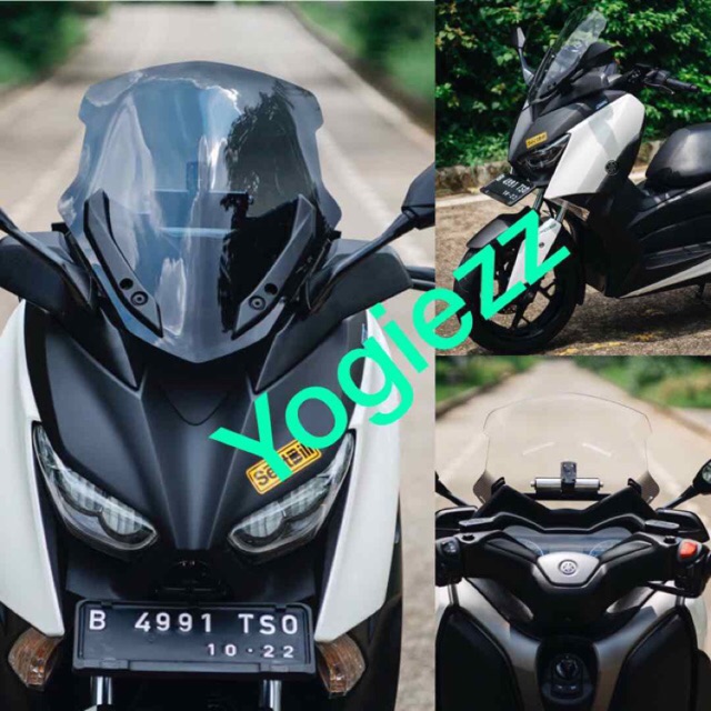 Winshield sectbill racer xmax visor xmax sectbill super racer windshield yamaha xmax wind shield
