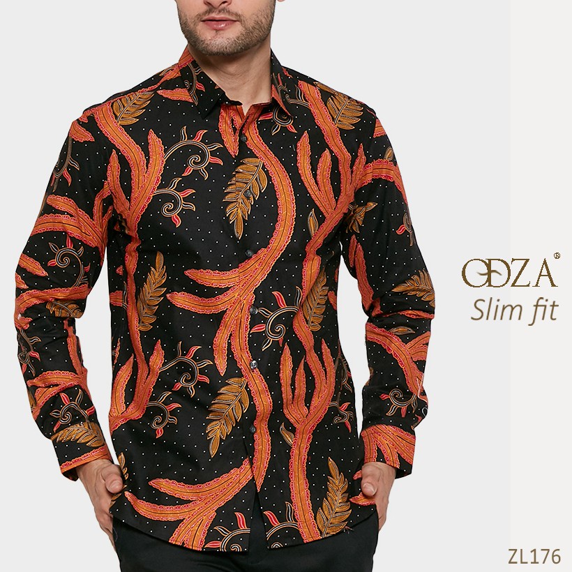 Odza Terbaru Batik  Lengan  Panjang  Modern Shopee  Indonesia