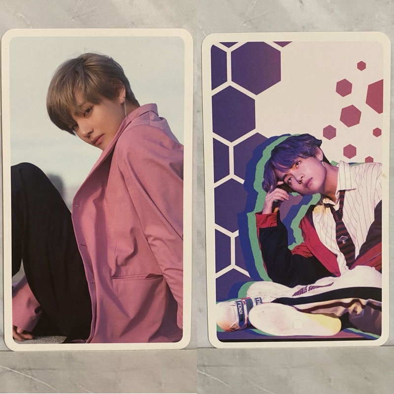 rare BTS dicon photocard V taehyung tae official | bunga zoom merem glowing