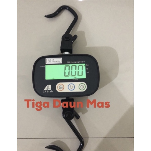 Timbangan Gantung Digital 75 Kg DLE-75