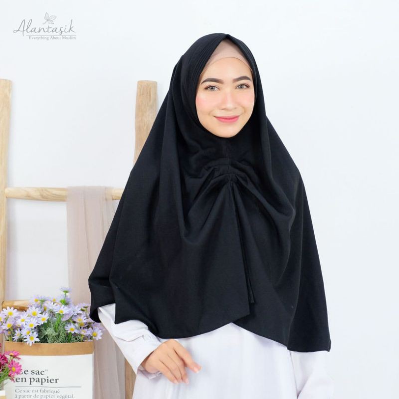 Alantasik - pet antem lipit / hijab daily / khimar instan R.25