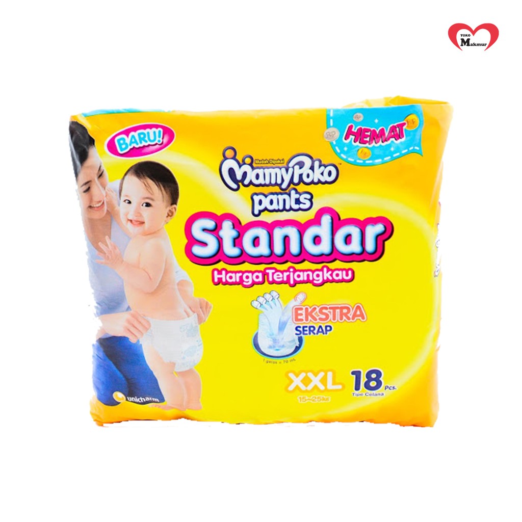 Mamypoko Pants Standar S22/M20/L20/Xl20/Xxl18 / Toko Makmur Online