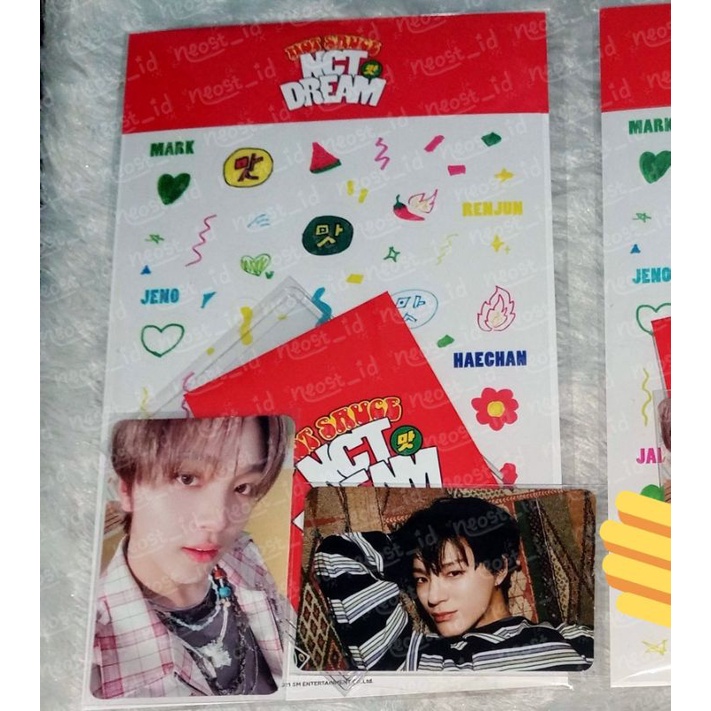 MD Photo Deco Set Photocard Haechan Selca Sticker Deco Toploader Hot Sauce NCT Dream Jeno Concept