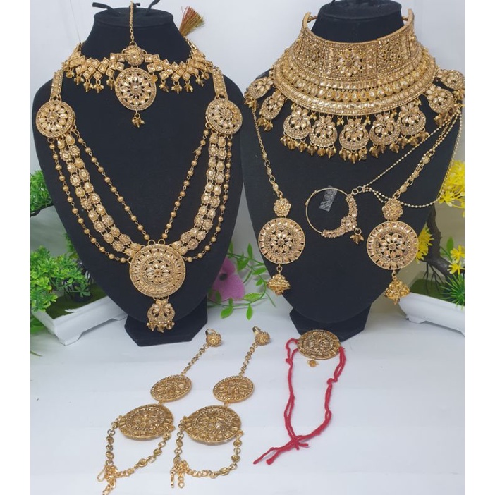 Kalung set pengantin india/fashion india/akseaories india
