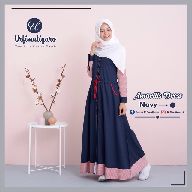 AMARILIS TOYOBO GAMIS SYARI BUSUI BY URFIMUTIYARO