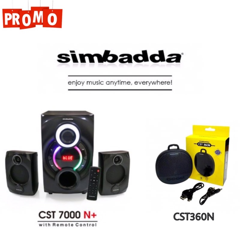 Promo Paket Speaker Simbadda Cst7000n plus + Cst360n