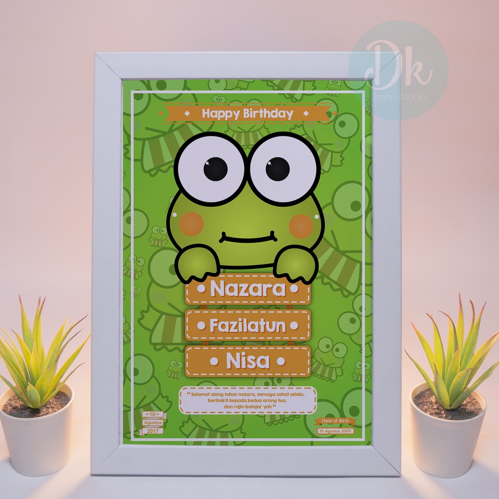 Jual Kado Ulang Tahun Bingkai Desain Keropi Indonesia Shopee Indonesia Jual Kado Ulang Tahun Bingkai Desain Keropi Indonesia Shopee Indonesia