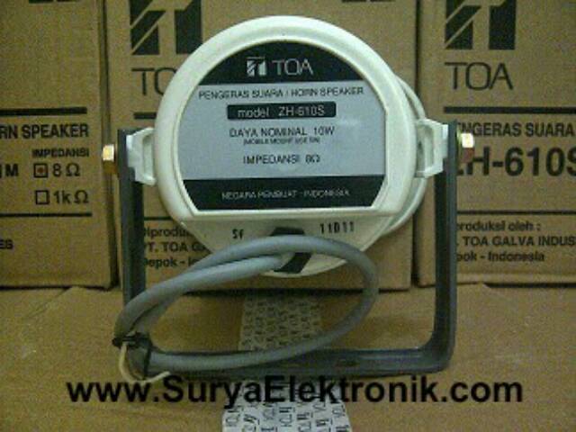 Dealer TOA Jogja, ZH 610 S, Paging Horn 10 Watt