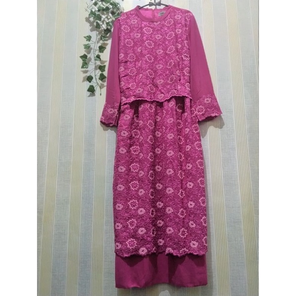preloved gamis butik ceruti brokat