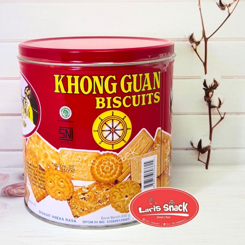 

Khong Guan Biskuit Assorted Red Mini 650gr