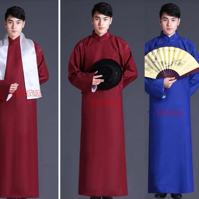 Promo Baju Terusan Pria Tradisional China Cheognsam Model Ip-Man Shanghai