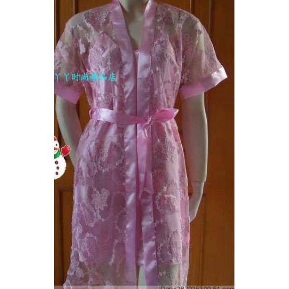 Dijual Murah  Daster Kimono Satin Rangkap Set 2in1 .....