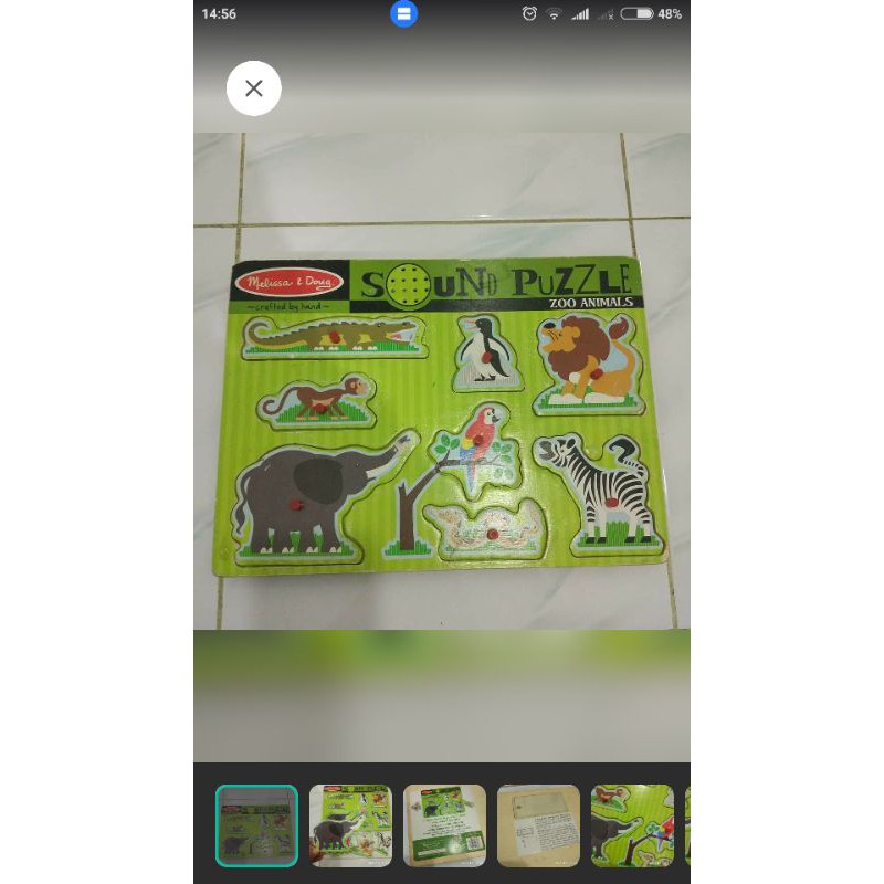 Preloved Puzzle Melissa and Doug