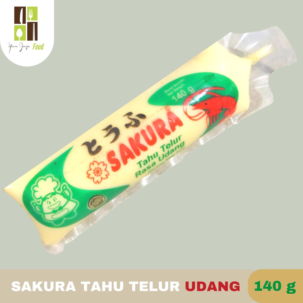 SAKURA TAHU / TOFU UDANG 140GR , REGULER / TELUR 240GRTELUR 160G