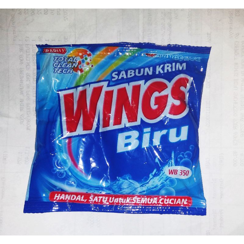 Jual Sabun Krim Wings Biru WB350 / Sabun Colek Wings | Shopee Indonesia