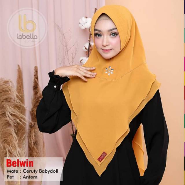 Hijab Instan Syar'i Belwin Labella Ceruty Murab
