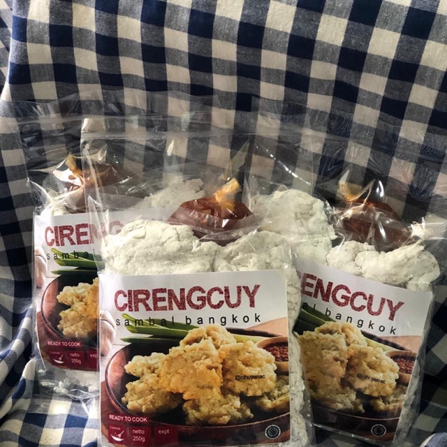 

Cireng merk Cirengcuy lezat bumbu sambal Bangkok Sayur Praktis Bandung
