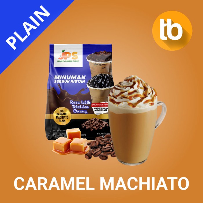 

DISKON - (BISA COD) JPS Bubuk Caramel Machiato Plain (Bubuk minuman dan makanan)