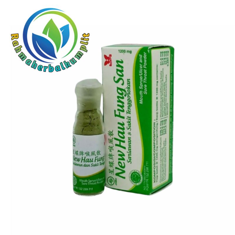 New Haw Fung San Obat Cina Mengobati Sariawan dan Sakit Tenggorokan 1200mg