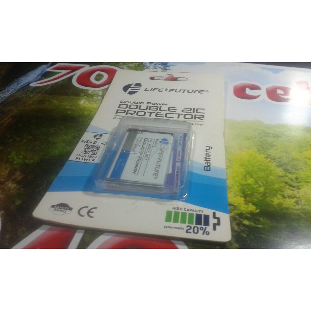 Baterai double power bl 4ct nokia 2720 5310 5630 6600 fold 6700 slide 7210 7230 7310 x3