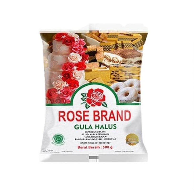 

Rose brand gula halus 500gr Miroku