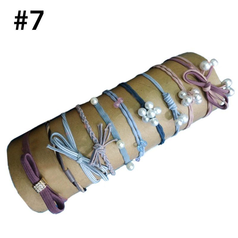 ★ Cayman ★ 1 Set Ikat Rambut Simple Bahan Karet Gaya Wanita Fashion Women Lady Hair Band jew35-3