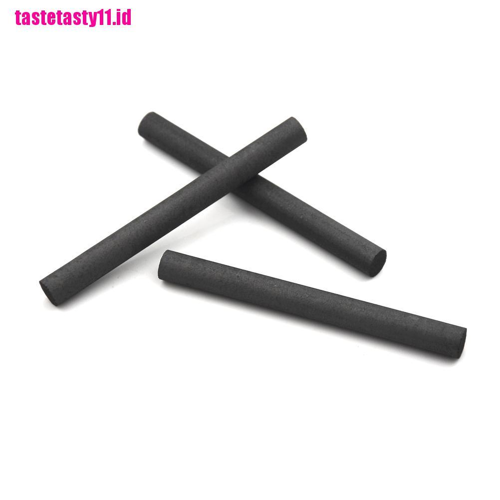 3 Pcs / Lot Batang Silinder Elektroda 99.9% Karbon Untuk Pengelasan