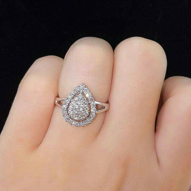 Cincin Berlian Cincin Swarovski Fashion Wanita Cincin Cincin Berlian Cincin Swarovski Fashion Wanita Cincin